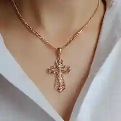 Голубой крест на шею