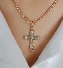 Индиго крест на шею