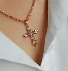 Индиго крест на шею