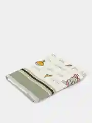 Приглушённый хаки полотенце махровое для малышей "Микки" Wellness, 60 х 120