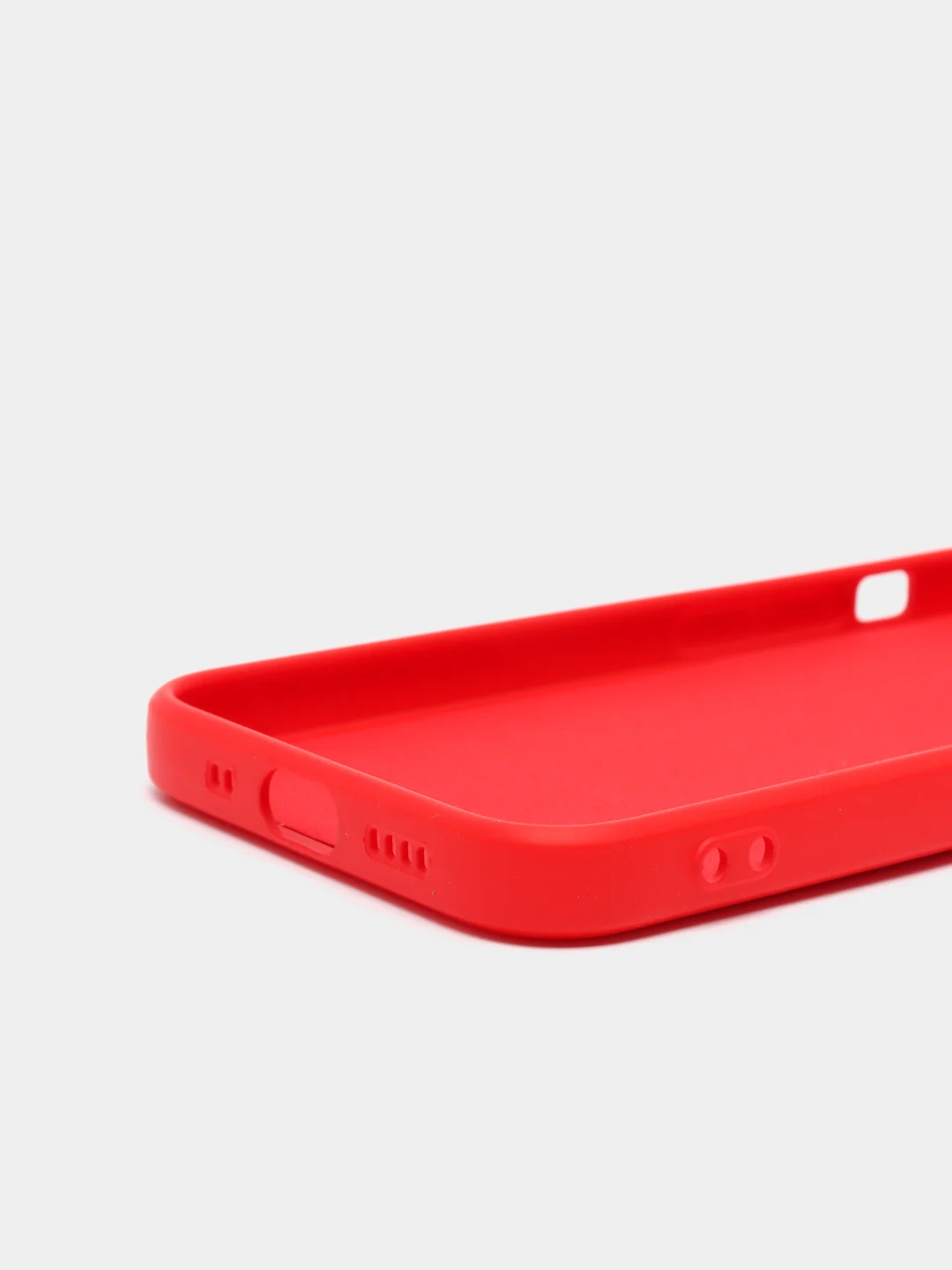Красный чехол на iPhone 11, 13, 12, XR, Pro, Max, Mini, бархатный