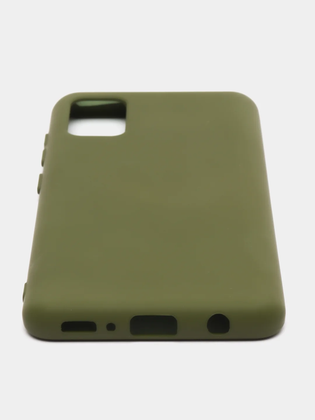 Лесной зеленый чехол Silicone Cover для Samsung Galaxy A41, Самсунг Галакси А41 силиконовый