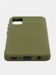 Лесной зеленый чехол Silicone Cover для Samsung Galaxy A41, Самсунг Галакси А41 силиконовый