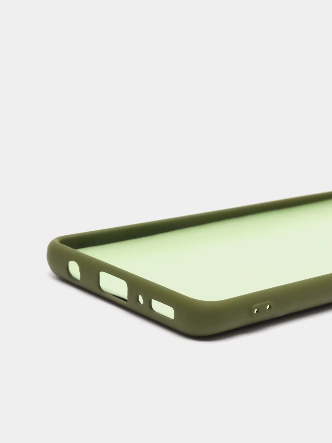 Лесной зеленый чехол Silicone Cover для Samsung Galaxy A41, Самсунг Галакси А41 силиконовый