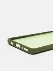 Лесной зеленый чехол Silicone Cover для Samsung Galaxy A41, Самсунг Галакси А41 силиконовый