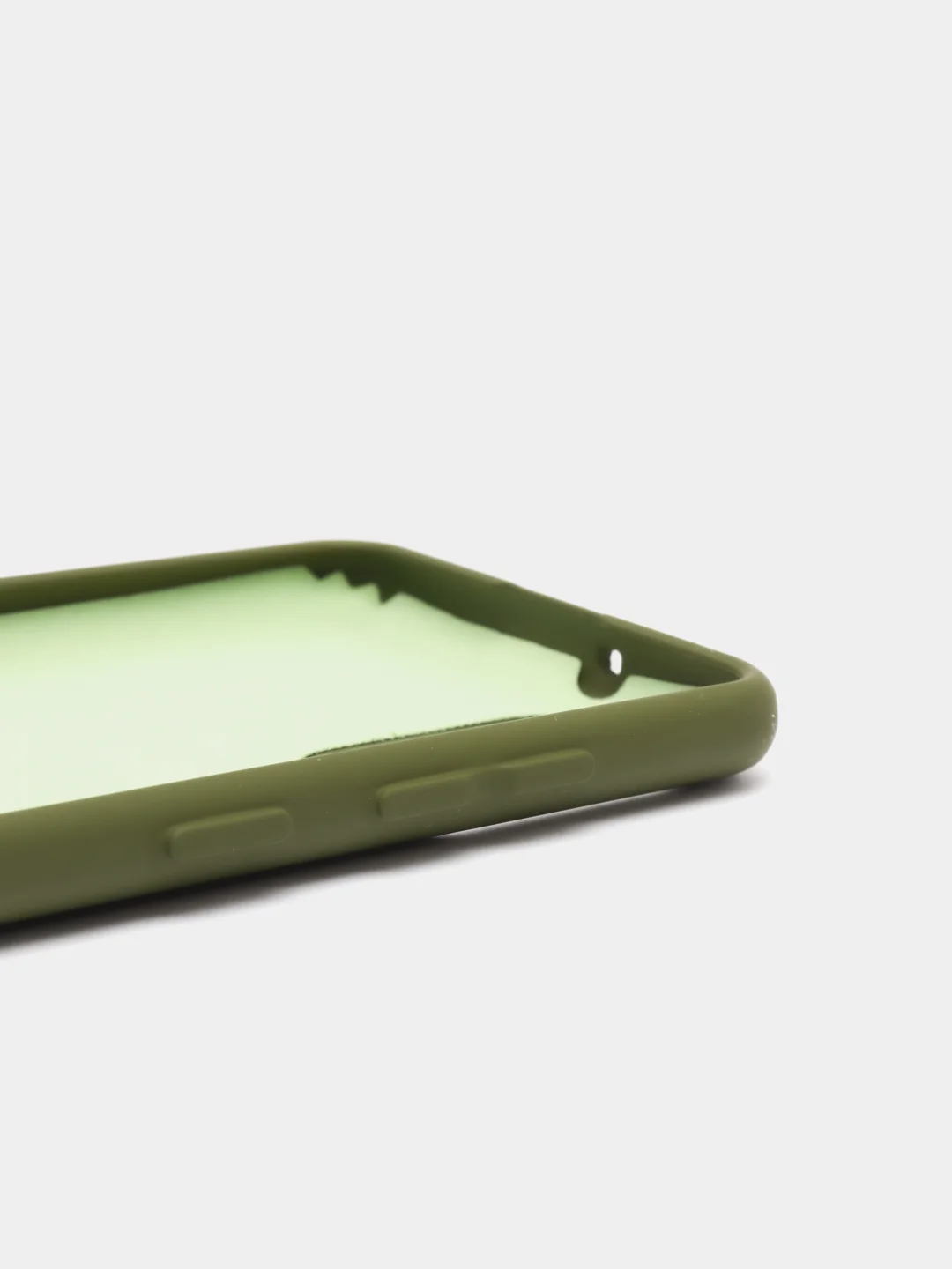 Лесной зеленый чехол Silicone Cover для Samsung Galaxy A41, Самсунг Галакси А41 силиконовый