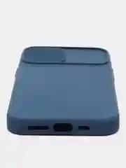 Темно-синий чехол для iPhone 11, 13, 12, Pro, Max, Mini, защита камеры, бархатный