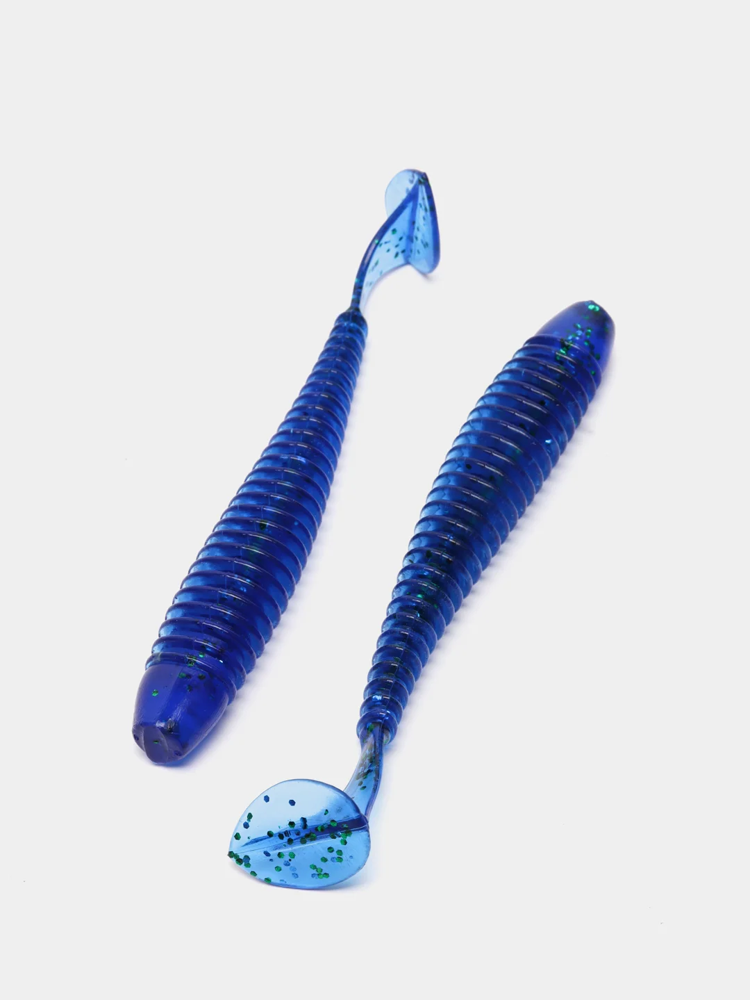 Синий силиконовые примнки RAF, Swing Impact 5.0, 125 mm, 4 штуки, Виброхвост