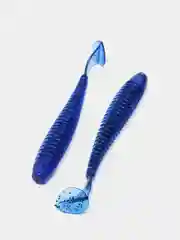 Синий силиконовые примнки RAF, Swing Impact 5.0, 125 mm, 4 штуки, Виброхвост
