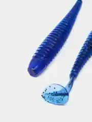 Синий силиконовые примнки RAF, Swing Impact 5.0, 125 mm, 4 штуки, Виброхвост