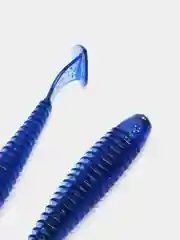 Синий силиконовые примнки RAF, Swing Impact 5.0, 125 mm, 4 штуки, Виброхвост