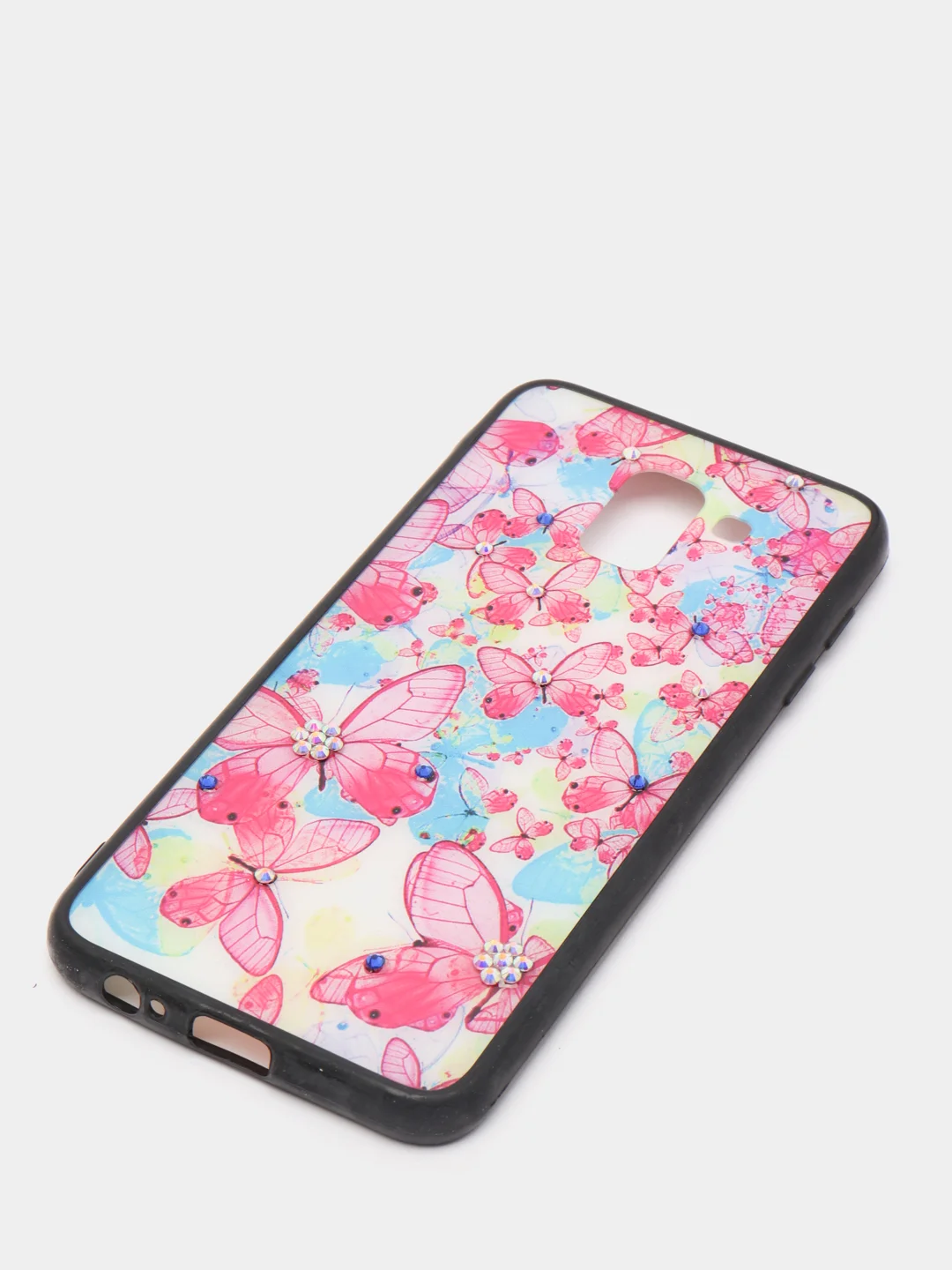 Вишнёвый чехол для Samsung J6 2018
