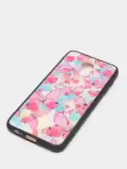 Вишнёвый чехол для Samsung J6 2018
