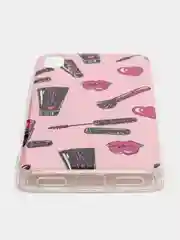 Бирюзовый чехол Xiaomi Redmi 7A, Сяоми Редми 7А с рисунком "Косметика"