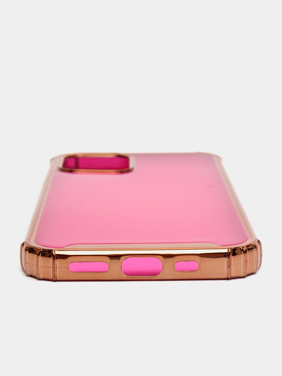 Вишнёвый чехол Apple iPhone 12/ 12 Pro, Pro Max, mini полупрозрачный с оттенком и глянцевой рамкой