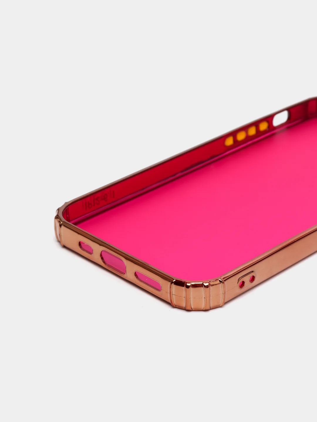 Вишнёвый чехол Apple iPhone 12/ 12 Pro, Pro Max, mini полупрозрачный с оттенком и глянцевой рамкой