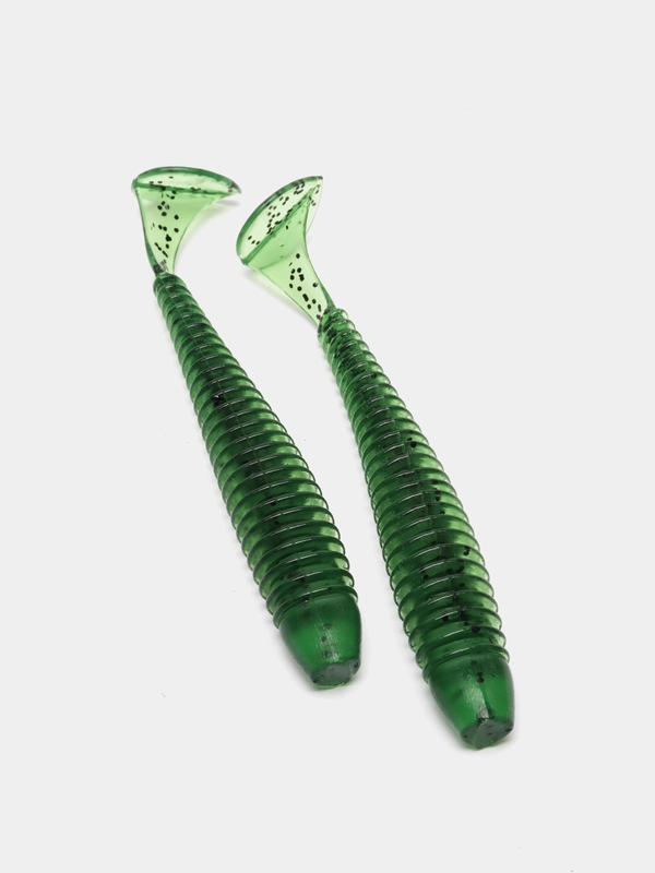 Силиконовые примнки RAF, Swing Impact 5.0, 125 mm, 4 штуки, Виброхвост