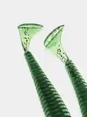 Белый силиконовые примнки RAF, Swing Impact 5.0, 125 mm, 4 штуки, Виброхвост
