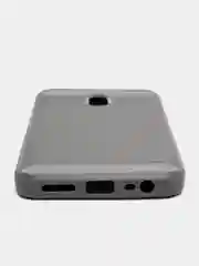 Серый чехол Xiaomi Redmi 8A со вставками под карбон
