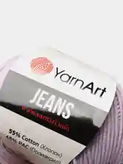 Лавандовый пряжа YarnArt Jeans, 50 г, 160 м