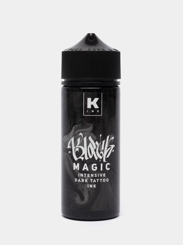 Краска для татуировки BLACK MAGIC intensive dark tattoo ink 120 мл