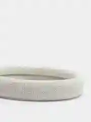 Серебряный резинка для волос с люрексом