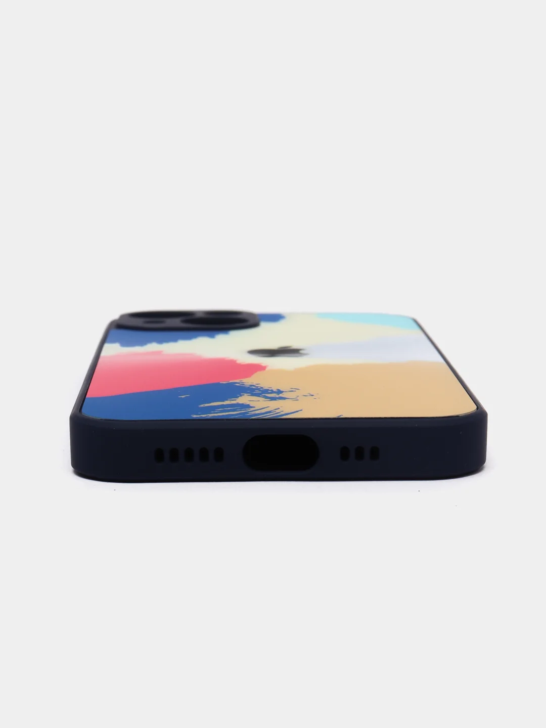 Синий чехол для iPhone 11, 13, 13 Pro, 13 Pro Max, 12 с картинкой / рисунком