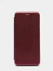 Багровый чехол-книжка для Xiaomi Redmi Note 10 /  Redmi Note 10S / Poco M5S
