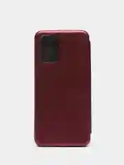 Багровый чехол-книжка для Xiaomi Redmi Note 10 /  Redmi Note 10S / Poco M5S