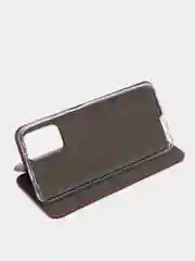 Багровый чехол-книжка для Xiaomi Redmi Note 10 /  Redmi Note 10S / Poco M5S