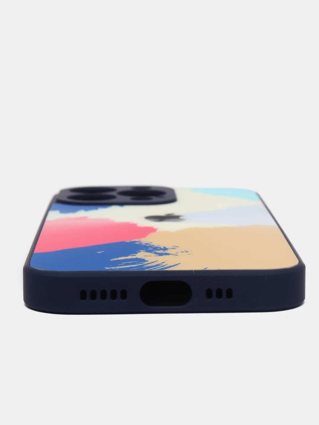 Синий чехол для iPhone 11, 13, 13 Pro, 13 Pro Max, 12 с картинкой / рисунком