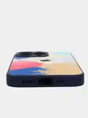 Синий чехол для iPhone 11, 13, 13 Pro, 13 Pro Max, 12 с картинкой / рисунком