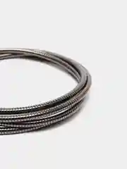 Черный кабель зарядки особопрочный Remax Silver Serpent RC-080