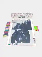 Алмазная мозаика 30х40 см "Доберман"  без подрамника