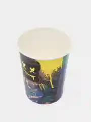 Аметистовый стаканы бумажные с приколами, 6 штук