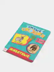 Желтый книга картонная с окошками "Умные окошки"