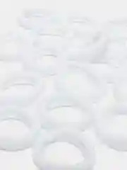 Белый детские резинки для волос / Белые резинки для волос