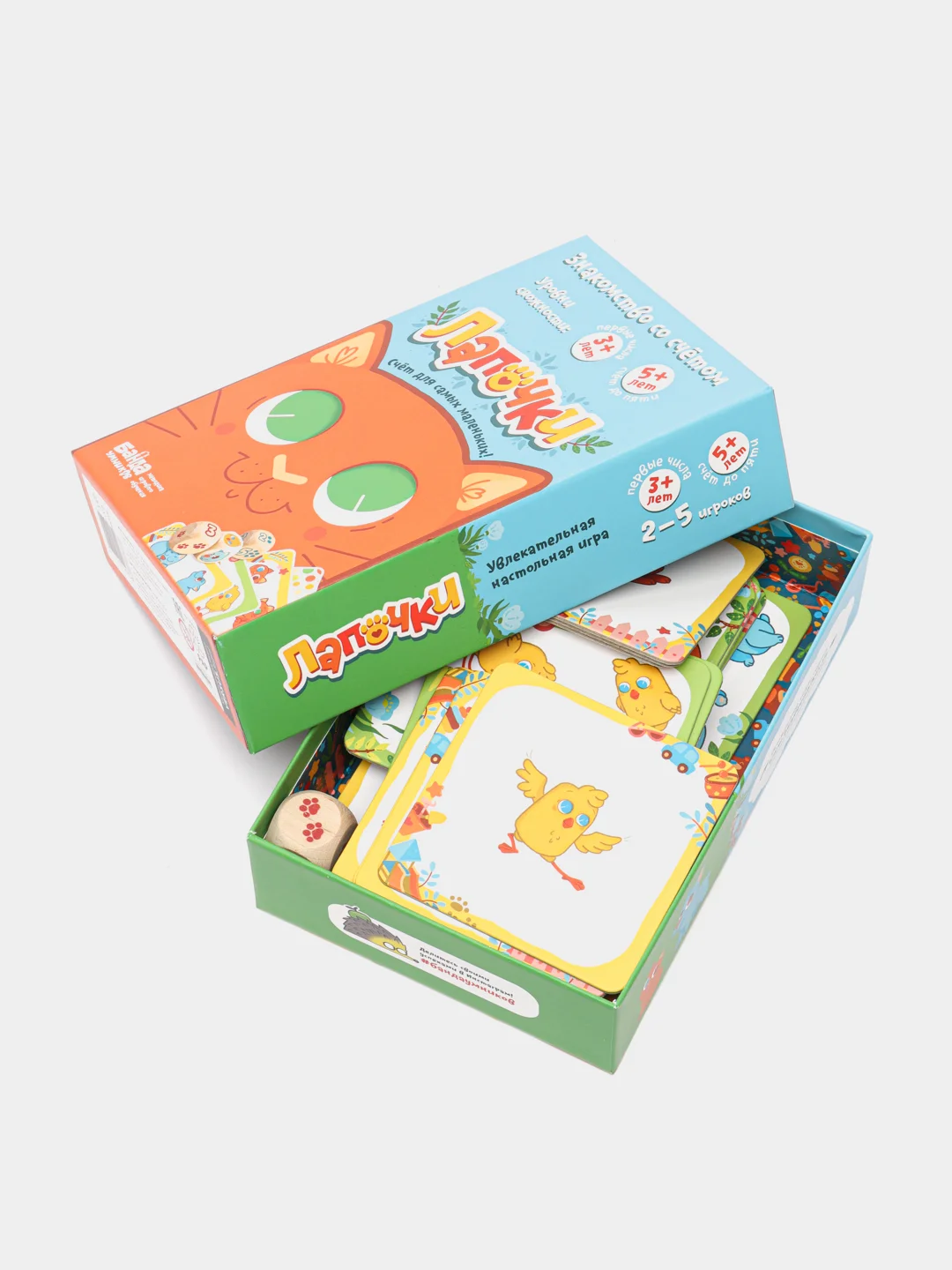 Настольная игра  "Лапочки", для детей