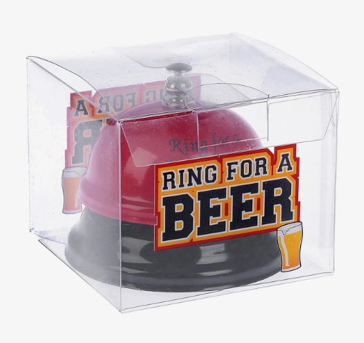Звонок настольный "Ring for a beer", 7.5 х 7.5 х 6.5 см