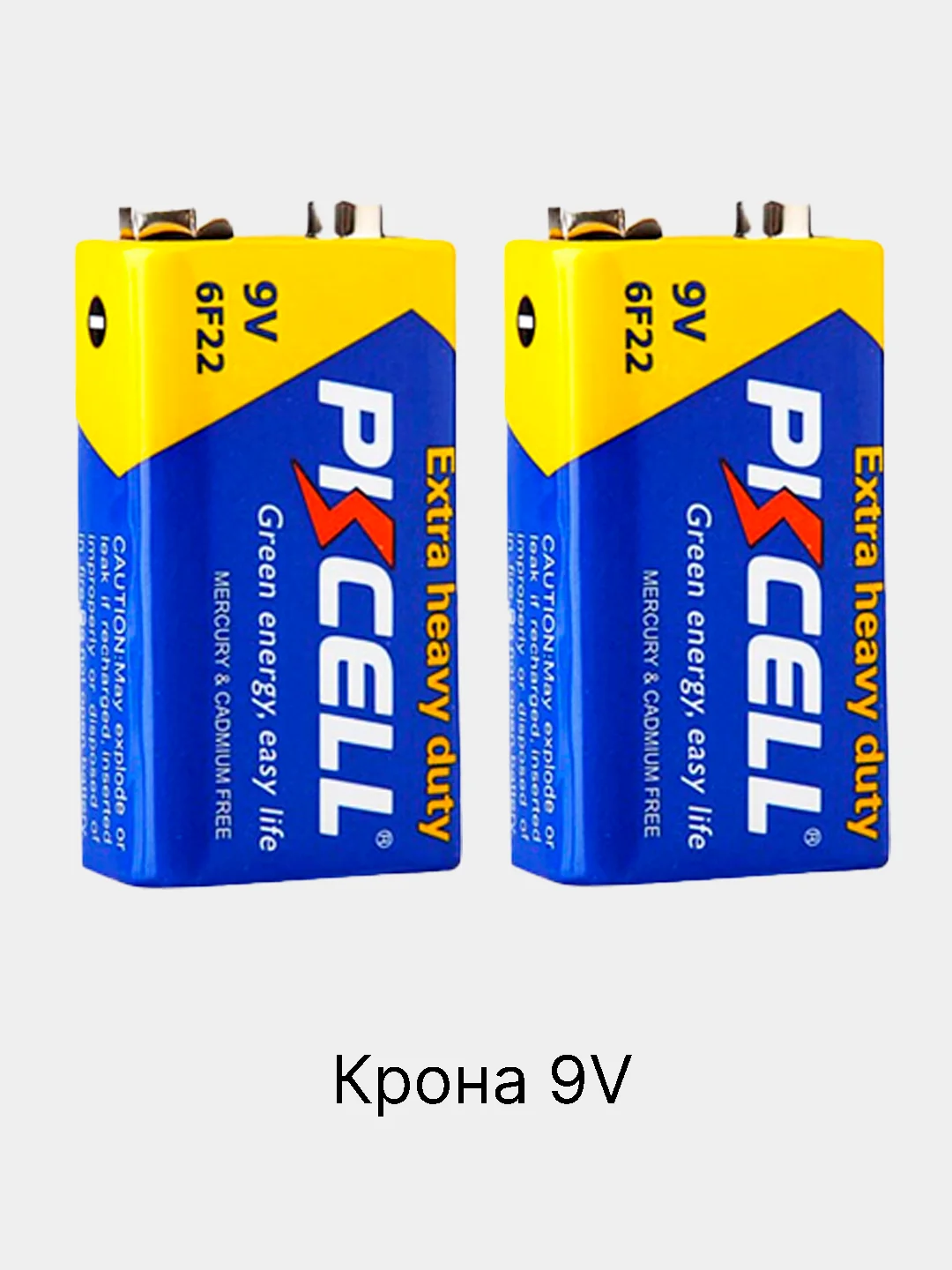 Батарейка крона FAZA, тип 6F22, 9в