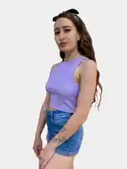 Лавандовый топ женский