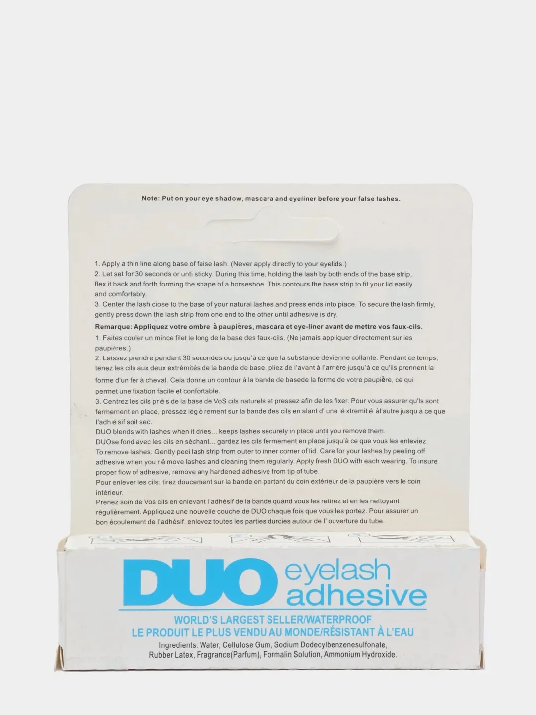 Синий клей для накладных ресниц Duo