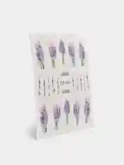 Лавандовый наклейки для ногтей, цветные слайдеры