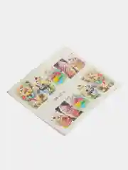 Манго наклейки для ногтей, цветные
