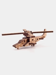 Деревянный конструктор UNIWOOD UNIT HELI с дополненной реальностью / Сборная модель