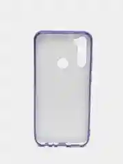 Лавандовый чехол Xiaomi Redmi Note 8T цветной, силиконовый, с глянцевой рамкой (Редми Нот 8Т)