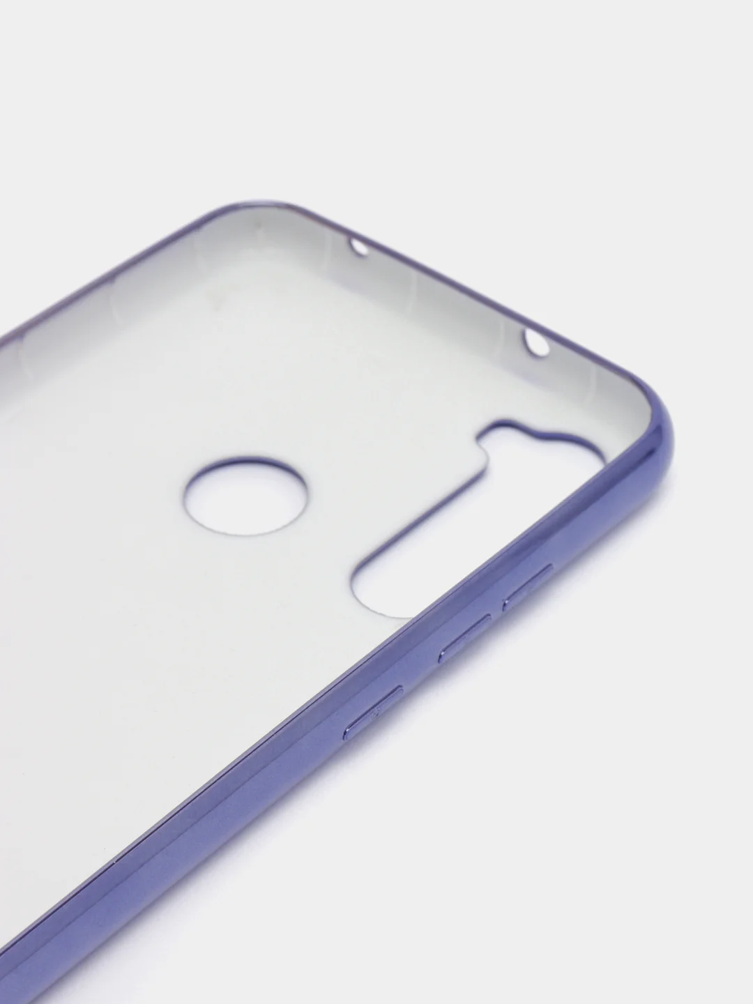 Лавандовый чехол Xiaomi Redmi Note 8T цветной, силиконовый, с глянцевой рамкой (Редми Нот 8Т)