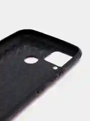 Красный чехол Realme C15 / С12 / C25 силиконовый, имитация кожи