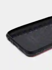 Красный чехол Realme C15 / С12 / C25 силиконовый, имитация кожи