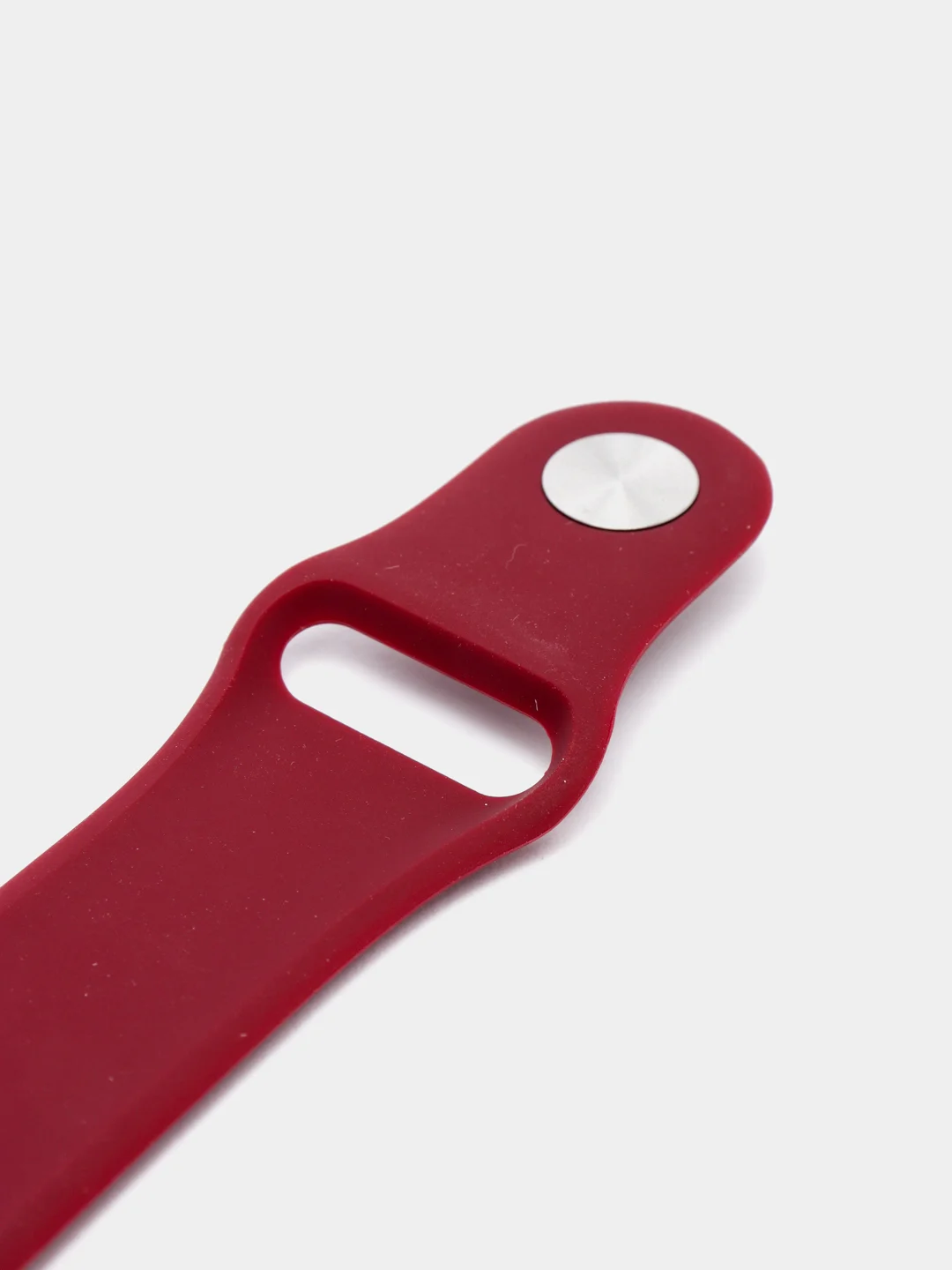 Багровый ремешок для Apple Watch, силиконовый